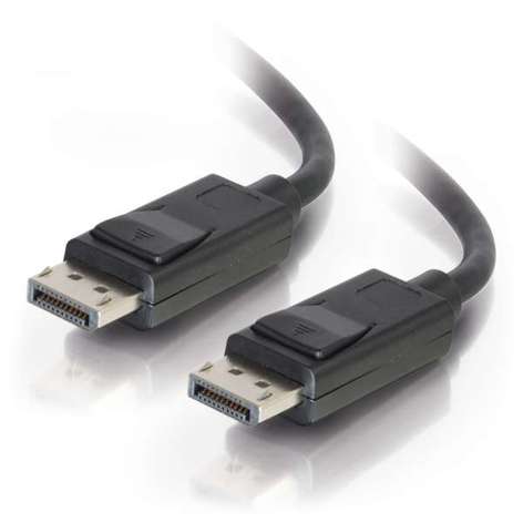 Cables To Go 54401 6ft Male To Male 8K DisplayPort Cable With Latches