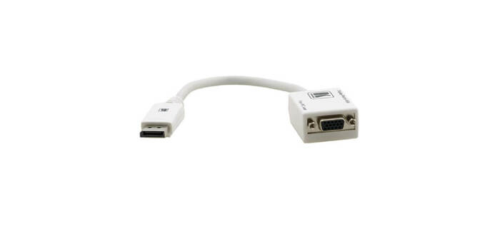 Kramer ADC-DPM/DF4 Mini DisplayPort To DVI Active Adapter Cable, Black (7.9")