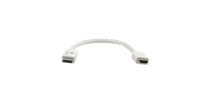 Kramer ADC-DPM/HF2 DisplayPort Male To HDMI Female Adapter Cable (2")