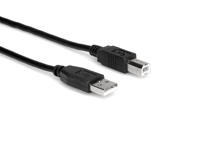 Hosa USB-205AB 5' Type A To Type B High Speed USB 2.0 Cable