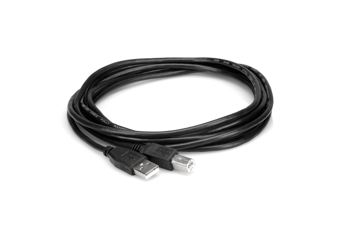 Hosa USB-205AB 5' Type A To Type B High Speed USB 2.0 Cable