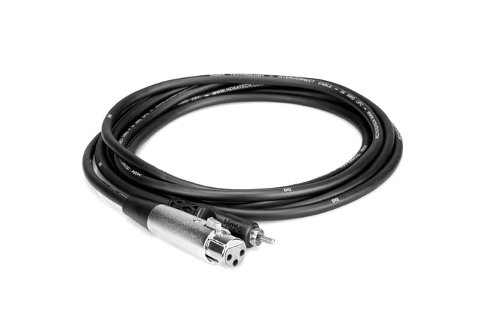 Hosa XRF-103 3' XLRF To RCA Audio Cable