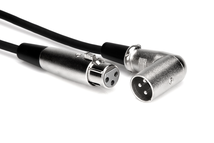 Hosa XRR-105 5' XLRF To Right-Angle XLRM Cable