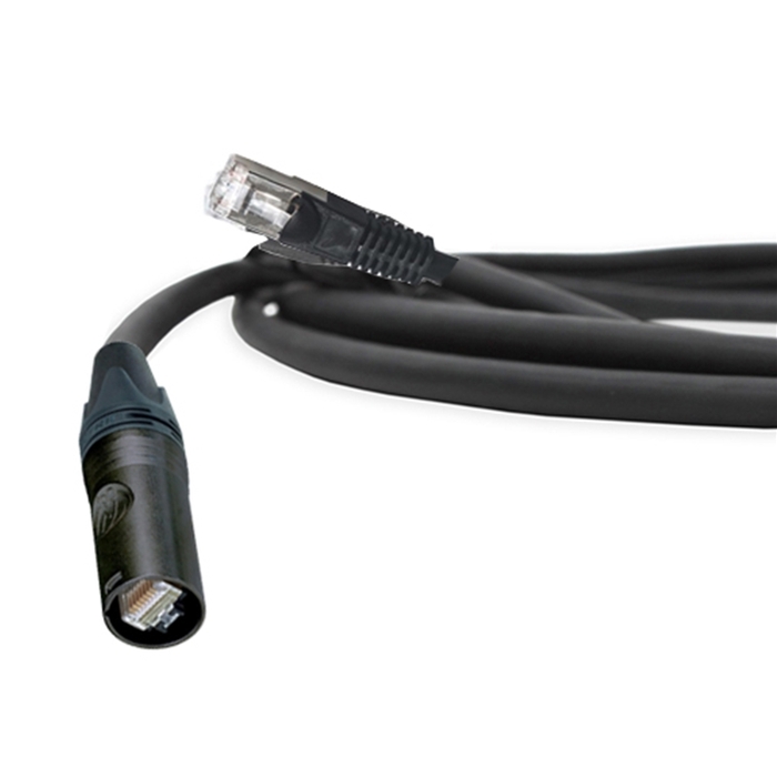 Pro Co DURASHIELD-200NXB45 200' CAT6A Shielded Cable With EtherCon-RJ45 Connectors