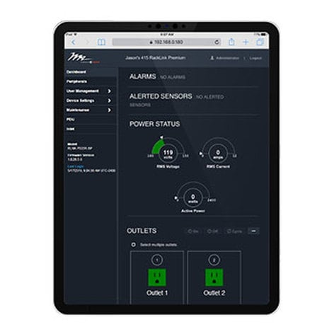 Middle Atlantic RLNK-P415 15A, 4 Outlet, 2-Stage Surge Compact PREMIUM+ PDU