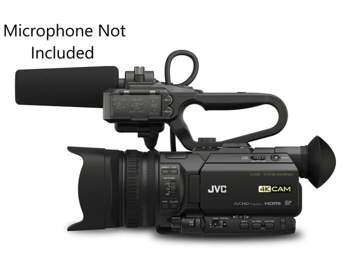 JVC GY-HM250SP 4K UHD Streaming Camcorder With HD Sports Overlays