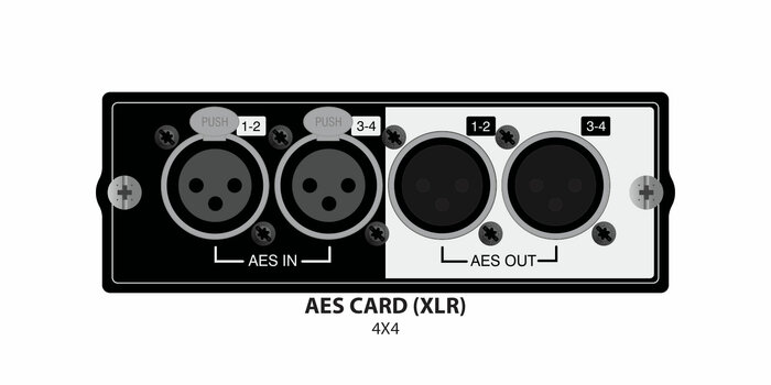 Soundcraft A520.002000SP 4x4 AES/EBU Option Card For Si Series Mixers