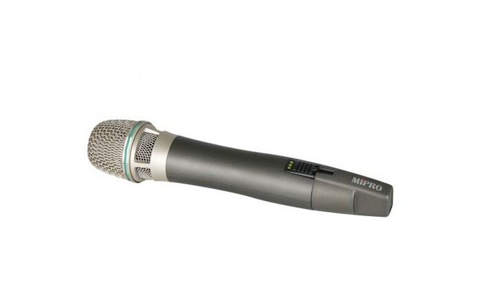 MIPRO ACT24HC Rechargeable Cardioid Condenser Handheld Mic With Battery