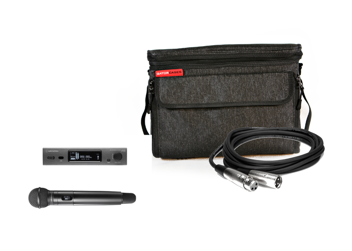 Audio-Technica ATW-3212/C510 - Gator Bag Bundle 3000 Series Wireless HH Mic System + Gator Bag + Mic Cable