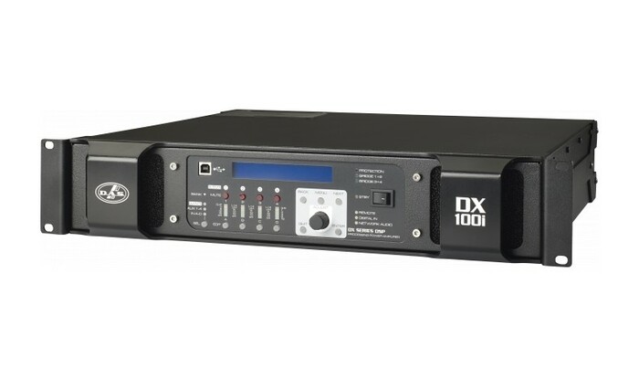 DAS DX-100I 2RU 4-Channel Class-D Amplifier With DSP, 2800W