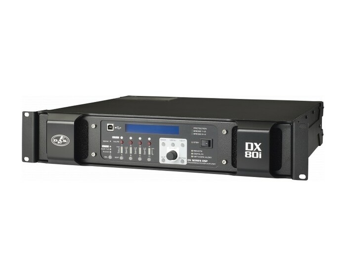 DAS DX-80I 2RU 4-Channel Class-D Amplifier With DSP, 2000W