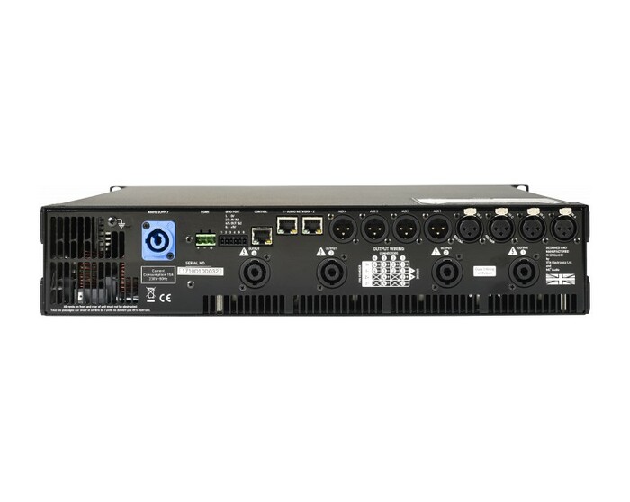 DAS DX-80I 2RU 4-Channel Class-D Amplifier With DSP, 2000W
