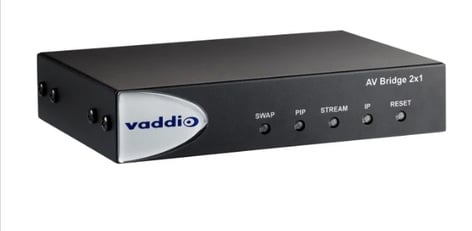 Vaddio AV-BRIDGE-2X1 AV Bridge 2x1 With USB Output For Livestreaming
