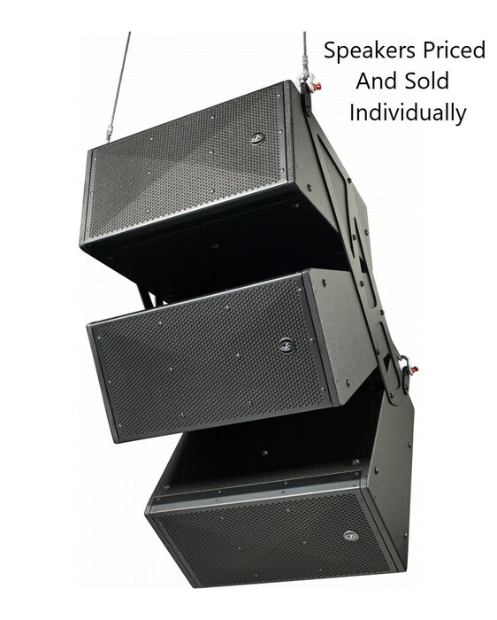 DAS HQ-212.95DX 2x12" 2-Way Bi-Amp 90x50 Rotatable Horn, 800W, IP56