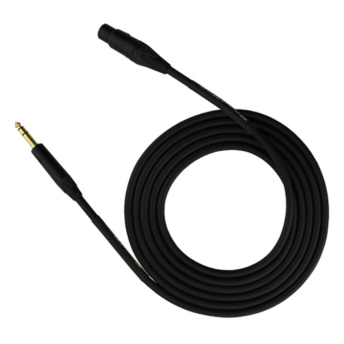 Rapco HOGPROBLC-2FS 2' Pro Hog Series Balanced TRS-XLRF Cable