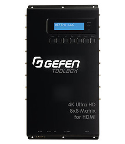 Gefen GTB-HD4K2K-148C-BLK 4K DCI And Ultra HD 1:8 HDMI Splitter With Cascading Output