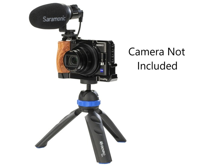 Saramonic Roadieographer Kit 4-Piece Mobile Content Creation Bundle W/ Mini Tripod Stand