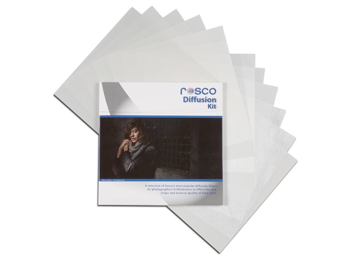 Rosco 110120120001 Diffusion Filter Kit (12 X 12" Sheets)