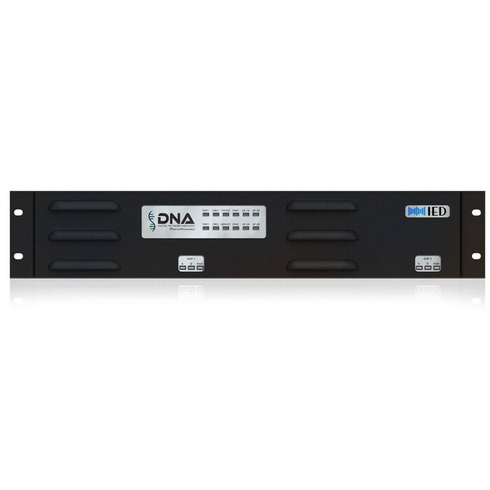 Atlas IED DNA2404CH 4-Channel Digital Power Amplifier, 6000W, 100V, CobraNet