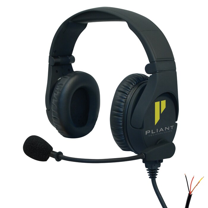 Pliant Technologies PHS-SB210-U SmartBoom Dual Ear Headset, Unterminated