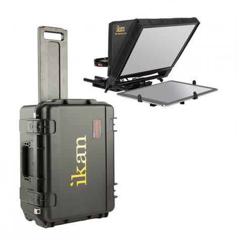 ikan PT-ELITE-PRO-TK Elite Universal Large Tablet/iPad Teleprompter W/ Hard Case