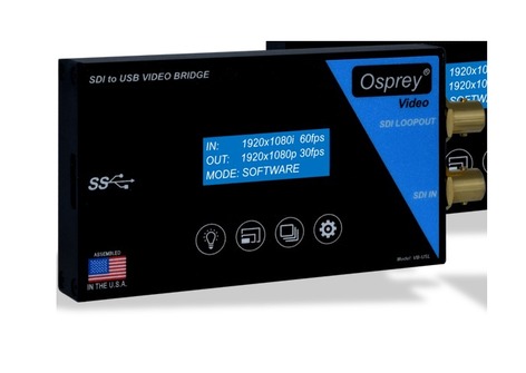 Osprey Video 97-21422 SDI To USB Video Capture With Loopout