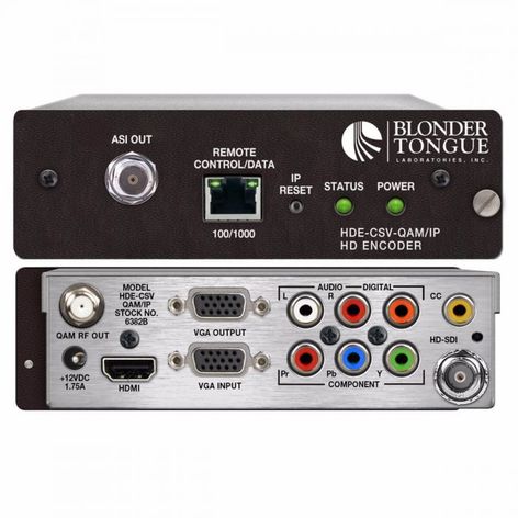 Blonder-Tongue HDE-CSV-QAM/IP High Definition MPEG-2 Encoder Module