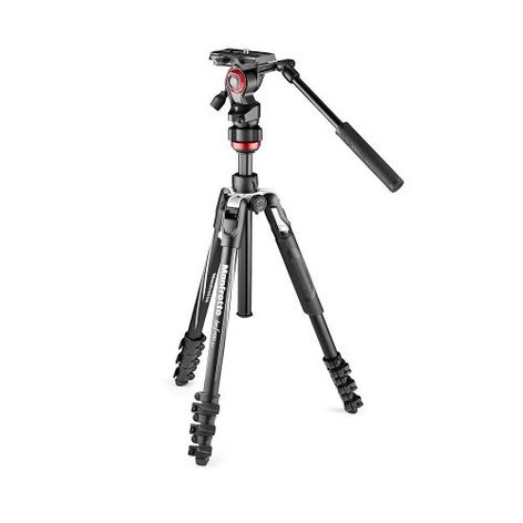 Manfrotto MVKBFRL-LIVEUS Aluminum Lever-Lock Tripod Kit With EasyLink & Case