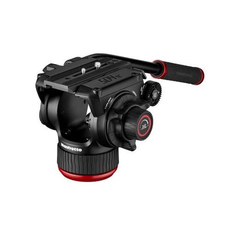 Manfrotto MVK504XTWINMC 504X Fluid Video Head And MVTTWINMC CF Tripod, Mid-Spreader