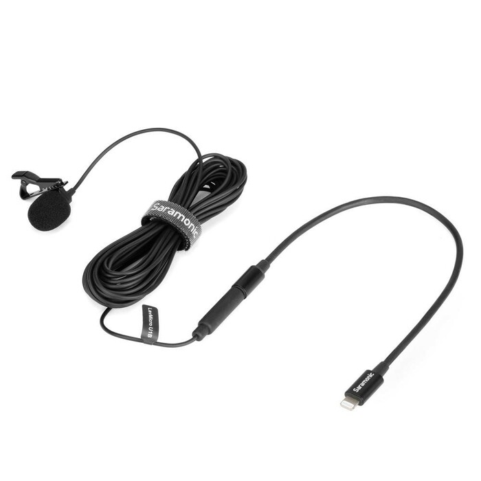 Saramonic LAVMICROU1B Omnidirectional Lav Mic With 6m Cable For IOS Devices
