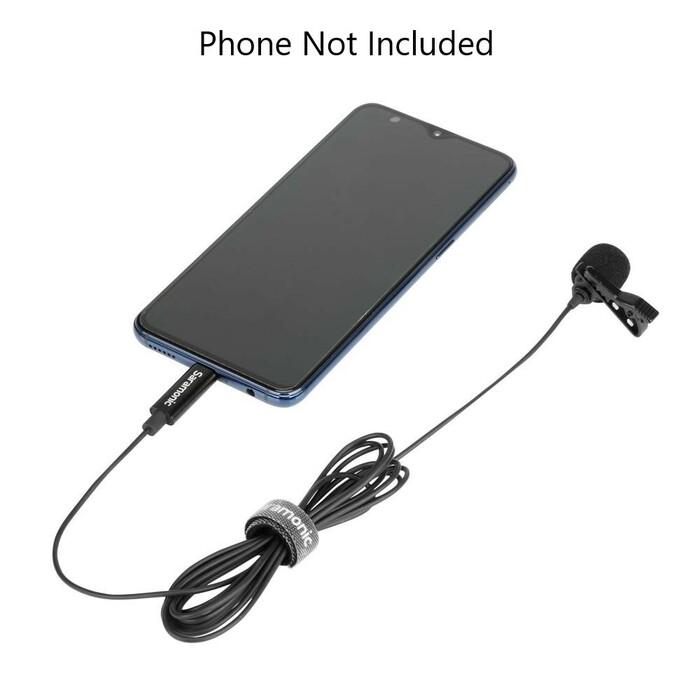 Saramonic LAVMICROU3A Omnidirectional Lav Mic With 2m USB-C Cable