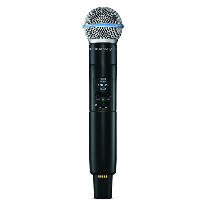 Shure SLXD2/B58 Handheld Microphone Transmitter With Beta 58 Capsule