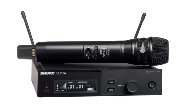 Shure SLXD24/K8B Wireless Vocal System With KSM8