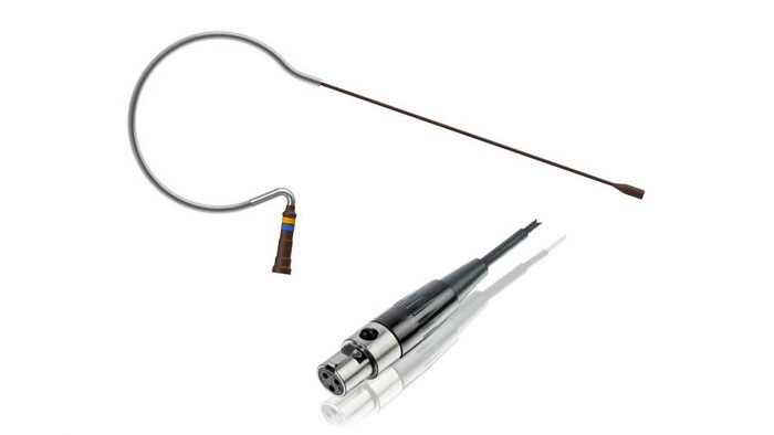 Countryman E6IOW6C2-AK E6 Flex Omni Earset Mic For AKG, 2mm Cocoa