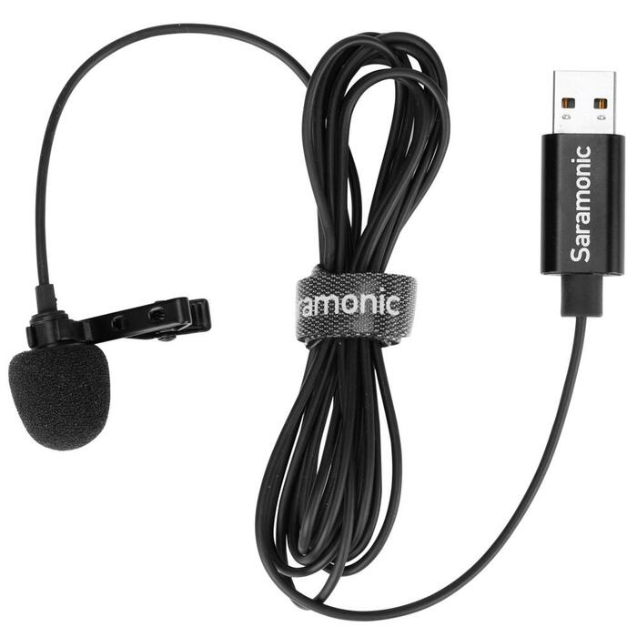 Saramonic SR-ULM10 Upgraded Omnidirectional USB Lavalier With 6.56' (2m) Cable