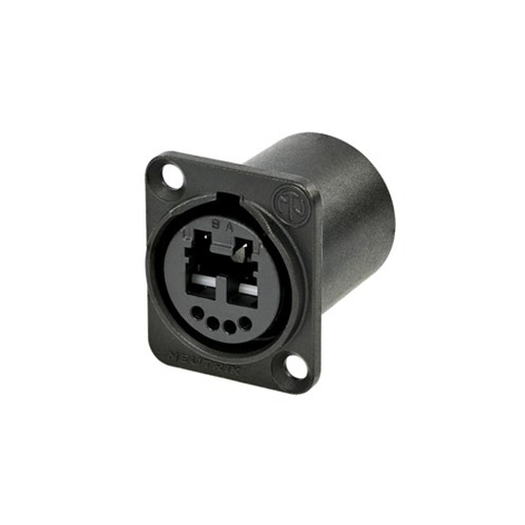 Neutrik NO2-4FDW-1-A Opticalcon Chassis Connector With IP65 Rating