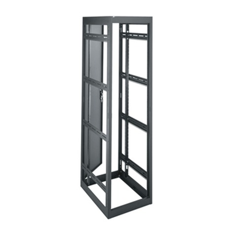 Middle Atlantic MRK-4026LRD 40Sp, 26" Rack, No Rear Door