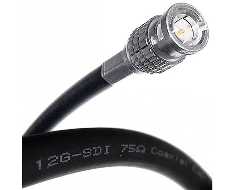 Canare 12G-SDI-015 12G-SDI 4K/UHD Low Loss Digital Video Coaxial Cable, 15ft