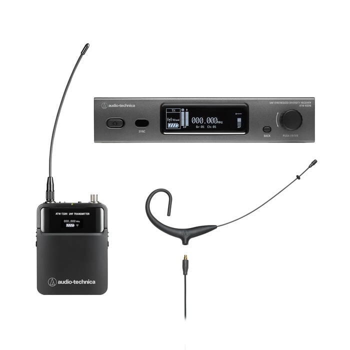 Audio-Technica ATW-3211/892x 3000 Series UHF Wireless Bodypack System With BP892xcH Lavalier Mic