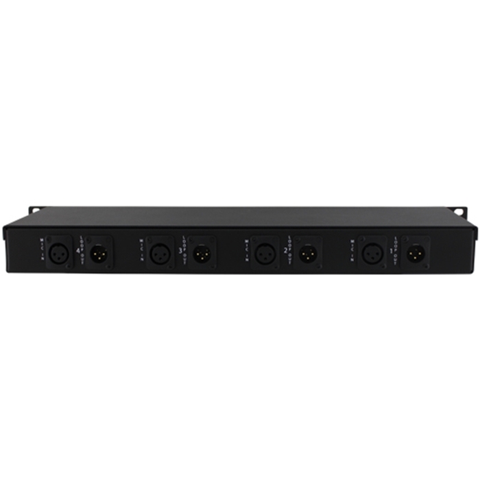 Rapco MS4-HORIZON 4-Channel Rack Mount Microphone Splitter