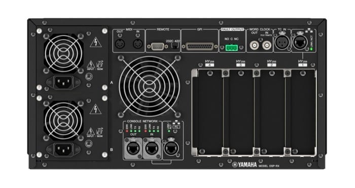 Yamaha DSP-RX DSP Engine With 120 Inputs, 48 Mix Buses And 24 Matrices