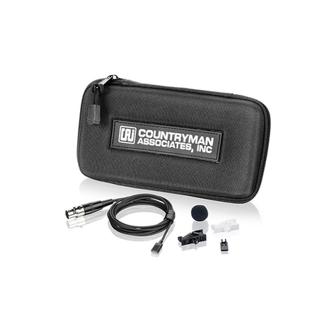 Countryman MEMWF05-AX EMW Lapel Mic, Shure, TA4F