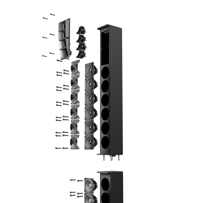 LD Systems MAUI 44 G2 Column PA System, 1500W RMS And 132 DB Max. SPL