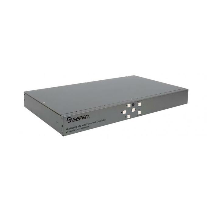 Gefen EXT-UHD600A-VWC-14 4K Ultra HD 600 MHz 1x4 Video Wall Controller W/ Audio De-Em