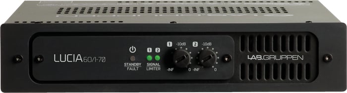 Lab Gruppen LUCIA 60/1-70 Compact Mono Power Amplifier, 1x60W, 70V