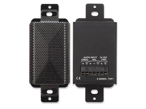 RDL DB-PSP1F Decora-Style Active Loudspeaker, Format-A, Black
