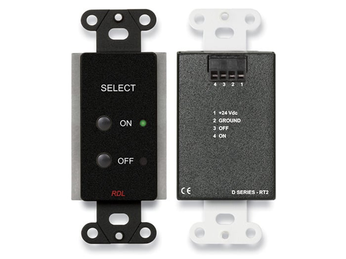 RDL DB-RT2 Remote Control Selector, Black