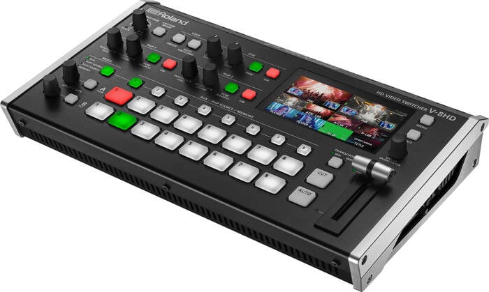 Roland Professional A/V V-8HD STR 8-Channel HD Switcher With UVC-01 HDMI To USB 3.0 Encoder