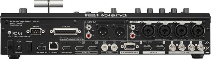 Roland Professional A/V V-60HD STR Multi-Format HD Switcher With UVC-01 HDMI To USB 3.0 Encoder