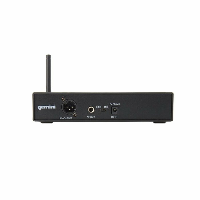 Gemini UHF-6100M Single Channel Wireless UHF PLL System - Handheld